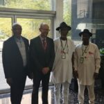 Officials of the Nigerian Embassy in Washington DC after a roundtable meeting on deepening the relations between Nigeria and the United States through legislative collaboration. Held in 3