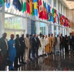 Officials of the Nigerian Embassy in Washington DC after a roundtable meeting on deepening the relations between Nigeria and the United States through legislative collaboration. Held in W